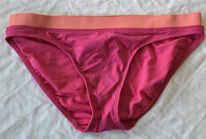 NWOT Ralph Lauren 6 Colorblock Hipster Bikini Swim Bottom Orange Pink 132919