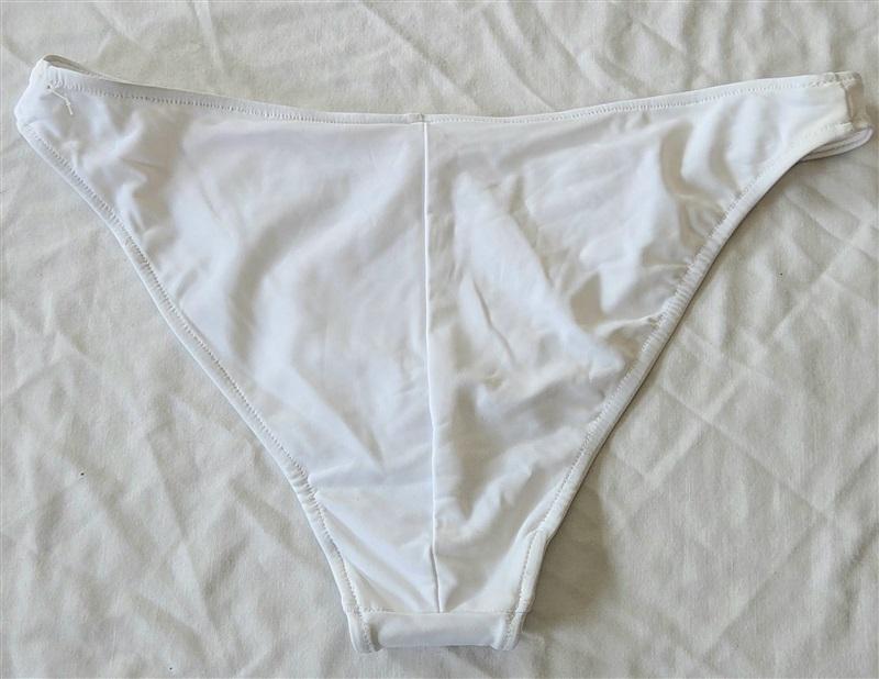 NWT Rachel Pally M Hipster Bikini Swim Bottom White 132930