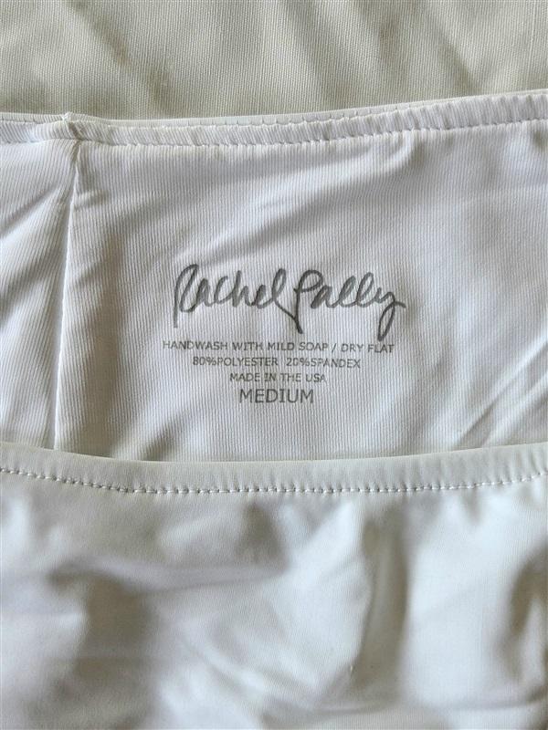 NWT Rachel Pally M Hipster Bikini Swim Bottom White 132930