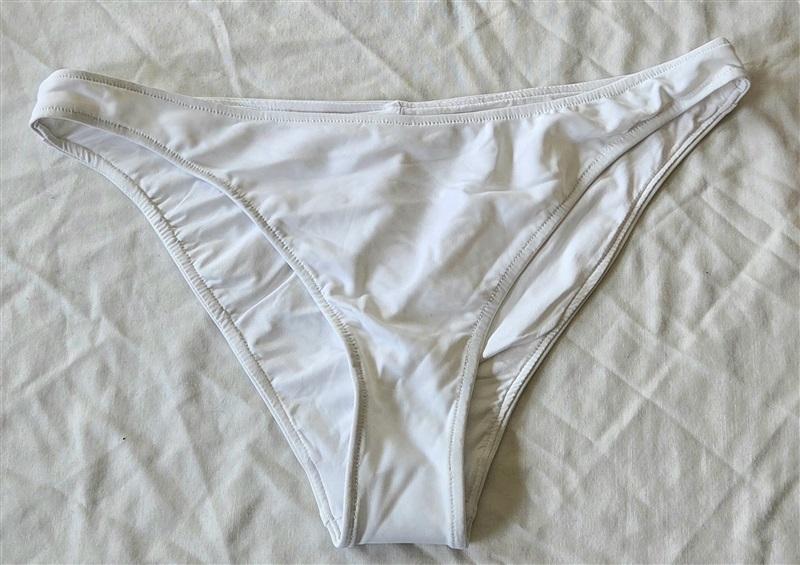 NWT Rachel Pally M Hipster Bikini Swim Bottom White 132930
