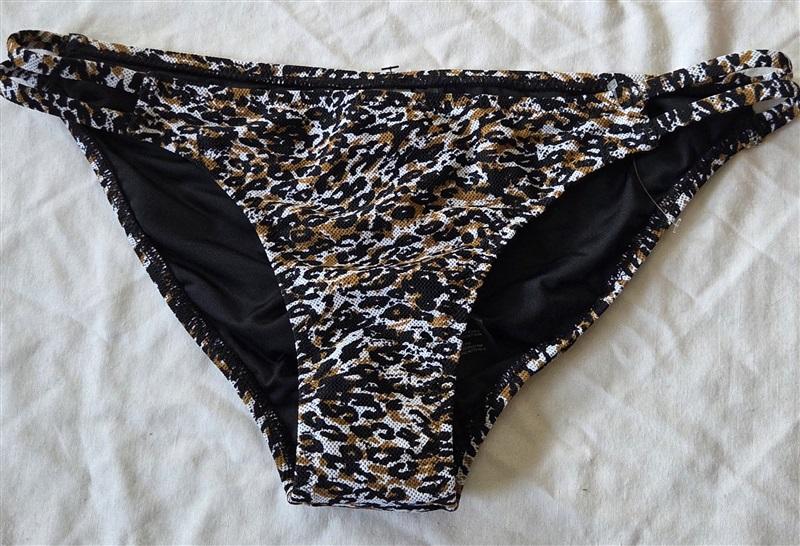 NWOT Volcom S Seeing Spots Bikini Bottom Animal Print Cheetah 132968