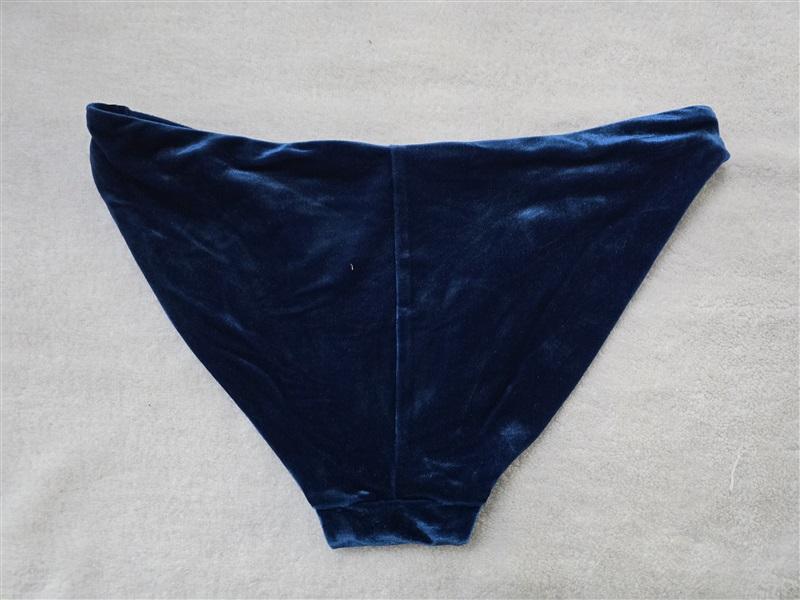NWOT Robin Piccone S Roxy Velvet Bikini Swim Bottoms Blue 132971
