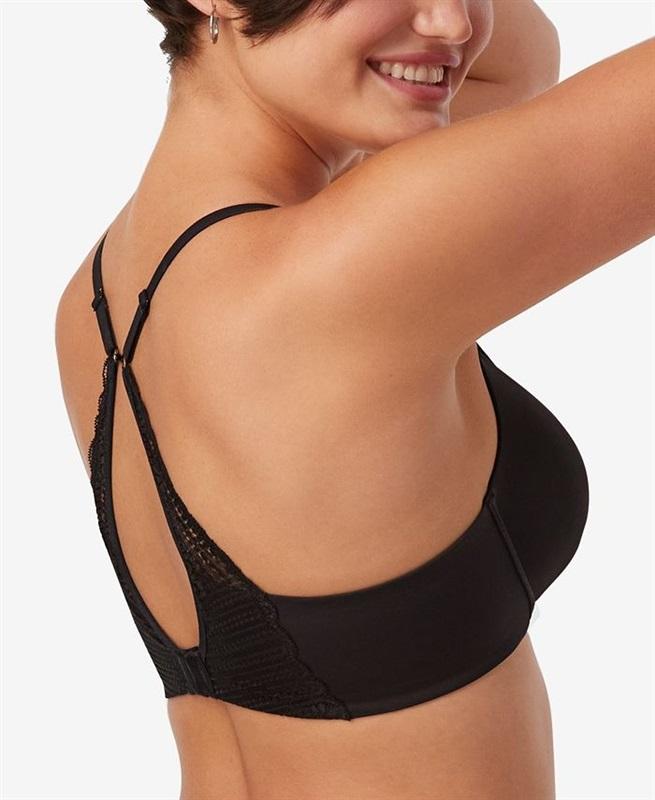 NWPT Maidenform 36B Comfort Devotion Embellished Black Bra 9404 132974