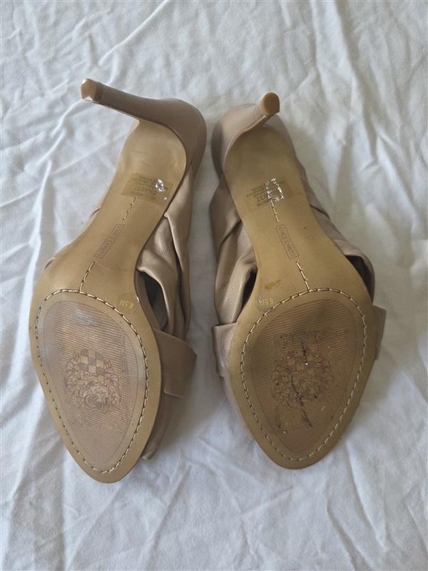 NWOTD Vince Camuto 6.5 CLARSTIE MULE Slide Nude Beige 132989