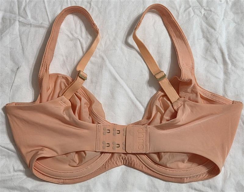 NWOT CUUP 30E The Scoop Light Orange Microfiber Underwire Bra 133017