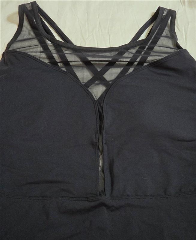 NWT Bleu Rod Beattie 16W Mesh Cross Back 1PC Swimdress 122760
