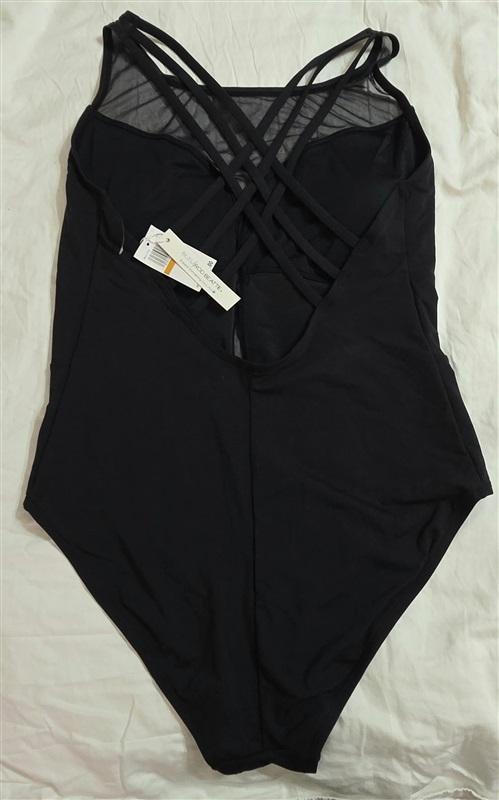 NWT Bleu Rod Beattie 16W Mesh Cross Back 1PC Swimdress 122760
