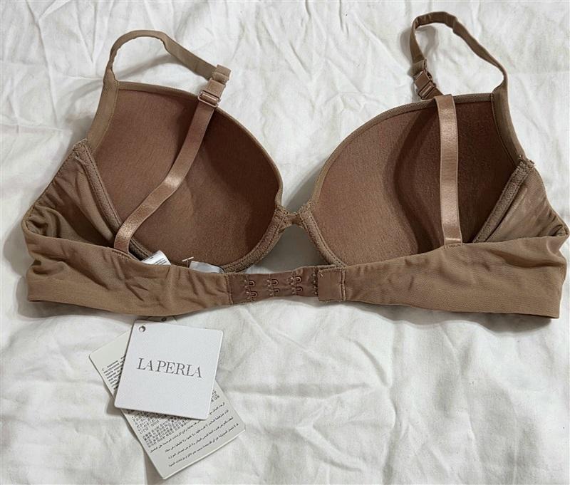 NWT La Perla 38B Sexy Town Push-Up Bra Beige 133024