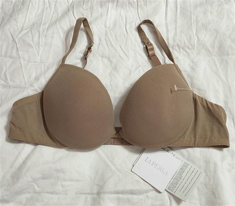 NWT La Perla 38B Sexy Town Push-Up Bra Beige 133024