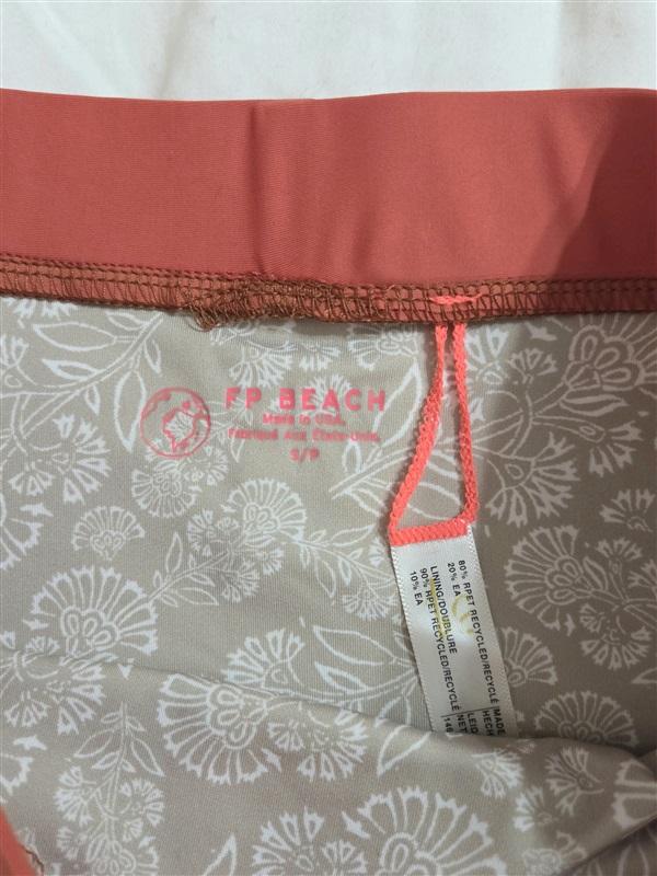 NWOT Free People FP Beach S Swim Bikini Bottom 70'S Patchwork 133044