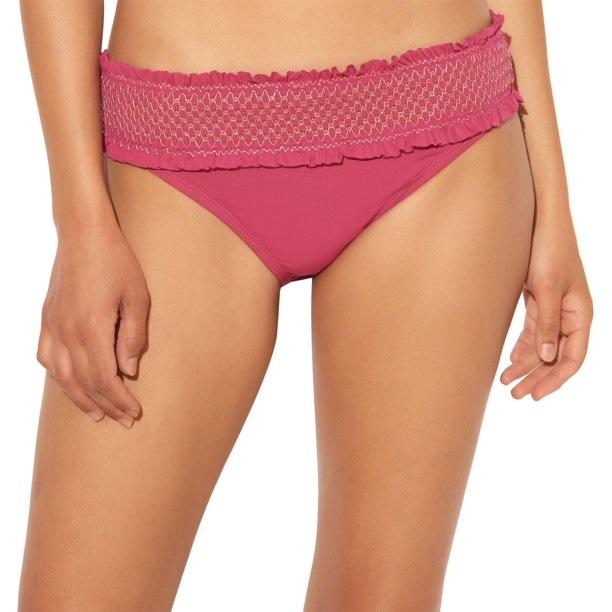 NWT Bleu Rod Beattie 8 Blue Rouge Banded Stitched Bikini Swim Bottom 133051