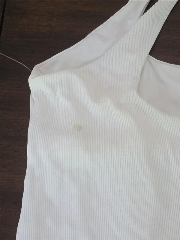 NWOT L Space 12 Cream Ribbed Phoebe Cut Out 1PC Swimsuit 133070