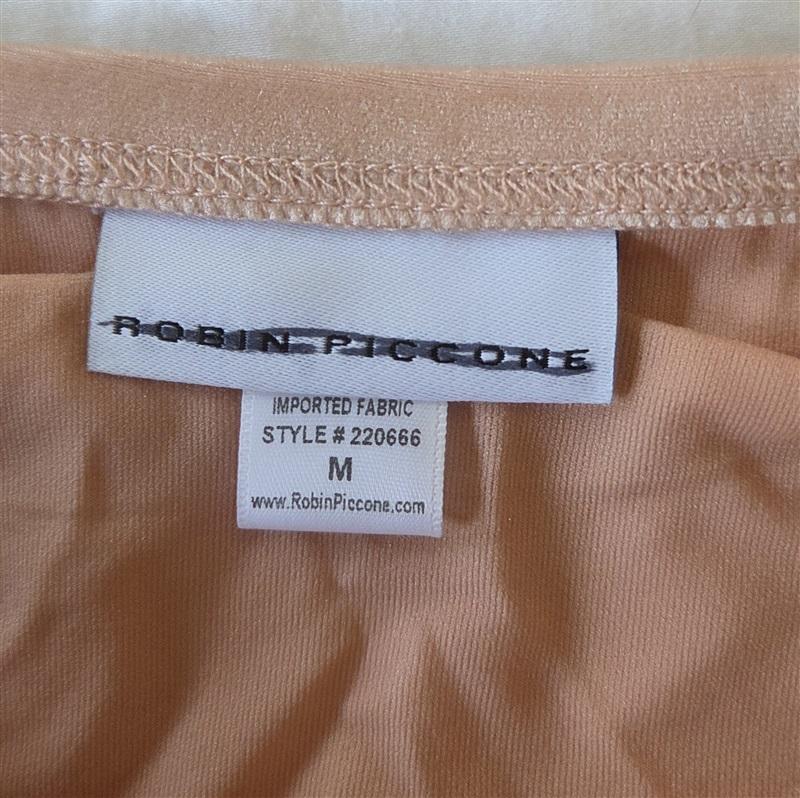 NWOT Robin Piccone M Roxy Velvet Bikini Swim Bottoms Pink 130629