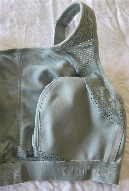 NWOT Glamorise 34DD Full Figure No-Sweat Mesh Sports Bra Wirefree 1068 132042