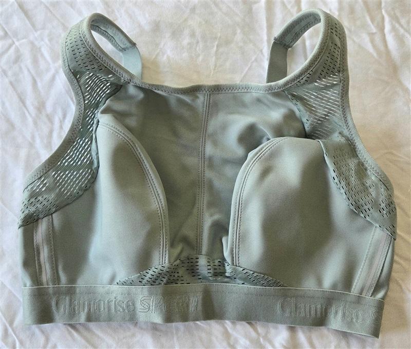 NWOT Glamorise 34DD Full Figure No-Sweat Mesh Sports Bra Wirefree 1068 132042