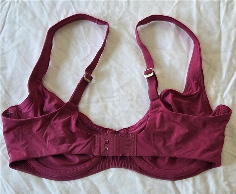 NWOT CUUP 34C The Scoop Berry Pink Microfiber Underwire Bra 133102