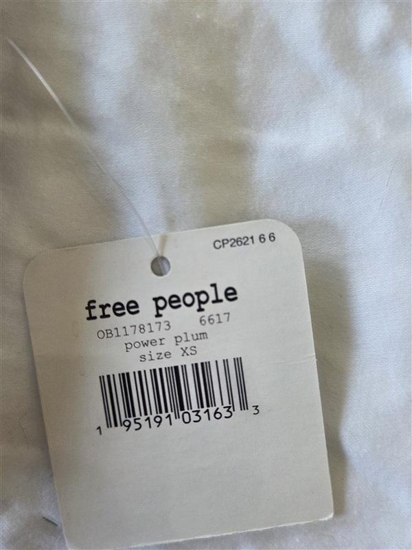 NWT FP Free People Movement XS Sports Bra Power Plum 133108