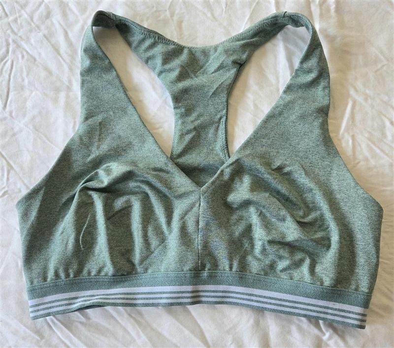 NWOT b.tempt'd Wacoal L Green Racerback Sports Bra 133111