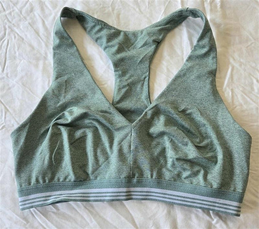 NWOT b.tempt'd Wacoal L Green Racerback Sports Bra 133111