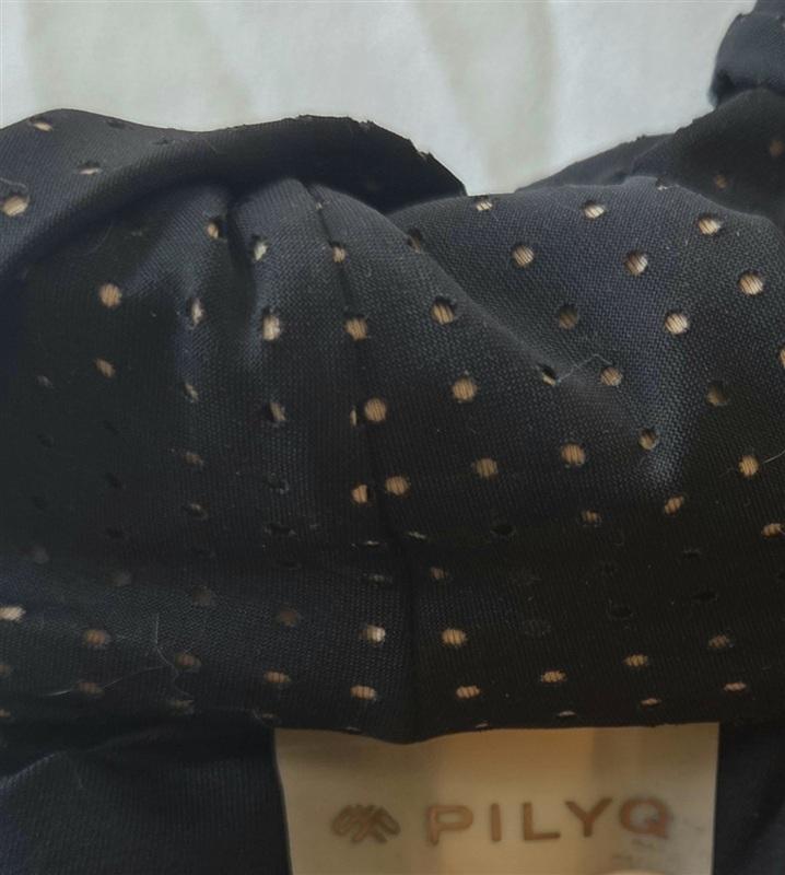 NWOT Pilyq S Bandeau V Wire Tie Back Bikini Swim Top 133123