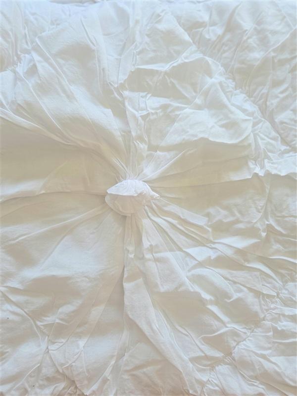 NWOT Soft Surroundings Des Fronces Lombardi Smocked Sham Standard White 133135