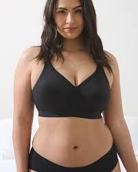 NWOT Soma 38D Embraceable Wireless Bra Unlined Black 133142