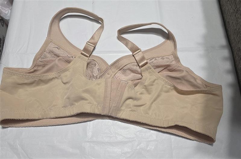 NWOT Glamorise 44C Magic Lift Full Figure Minimizer Bra 1003 Beige 133147
