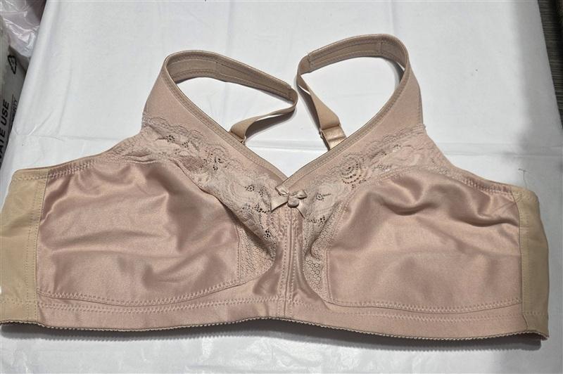 NWOT Glamorise 44C Magic Lift Full Figure Minimizer Bra 1003 Beige 133147