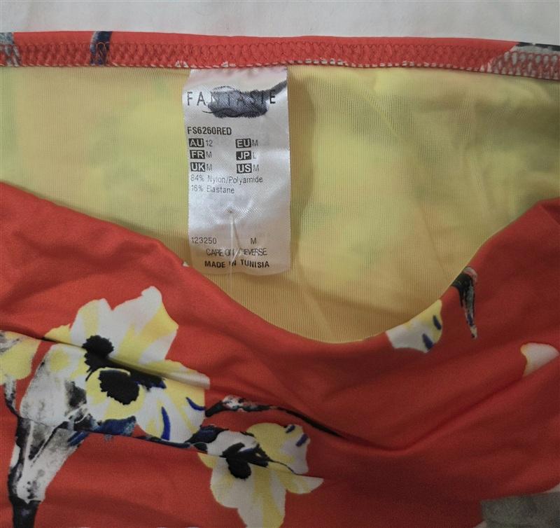 NWT Fantasie M Calabria Hi Rise Swim Bikini Bottom Magenta 133202