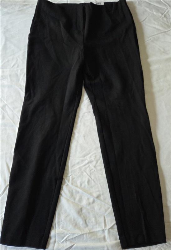 NWT Alfani 12 Skinny Leg Comfort Waist Black Pants 133215