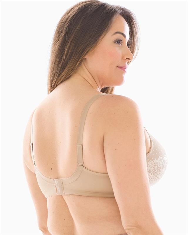 NWOTD Soma 44D Stunning Support Balconette Bra Beige 133245