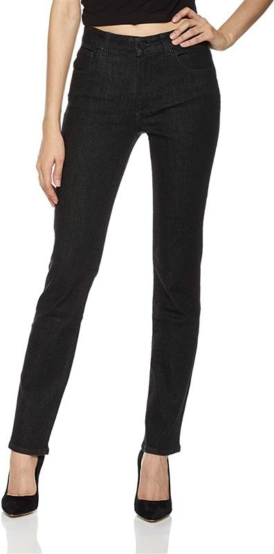 NWT Hale 31 29 Bri Skinny Straight leg Jeans Black 133247