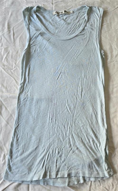 NWOTD Michael Stars OS Paloma Supima Scoop Neck Mint Green Tank Top 133250