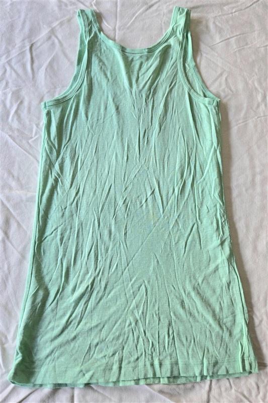 NWOT Michael Stars OS Paloma Supima Scoop Neck Green Tank Top 133251