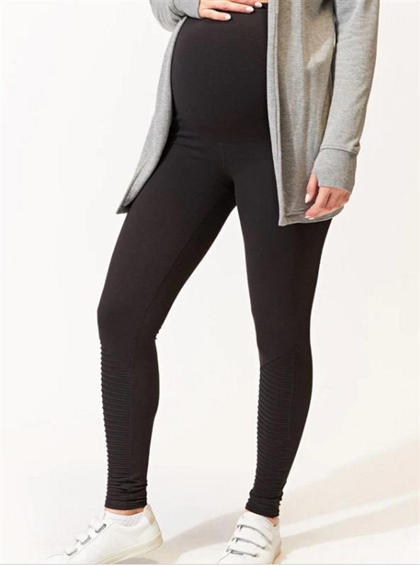 NWT Threads 4 Thought XXL Diaz Moto Maternity Legging Black 133252