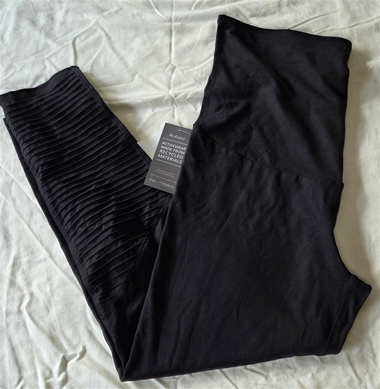 NWT Threads 4 Thought XXL Diaz Moto Maternity Legging Black 133252