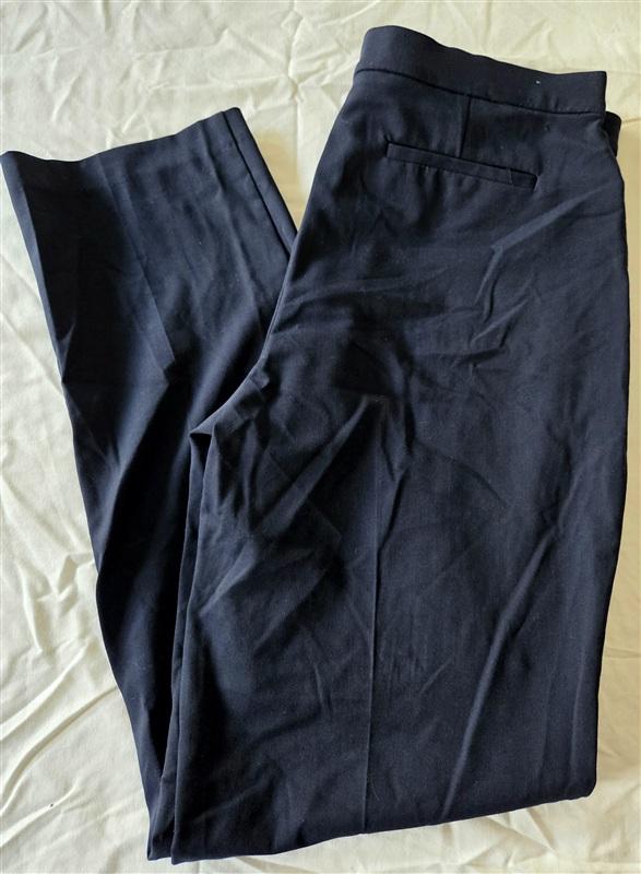 NWOT Alfani 14 Skinny Leg Comfort Waist Navy Blue Pants 133255