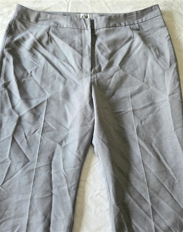 NWOT Le Suit Pants 16P Dress Trousers Light Gray 133257