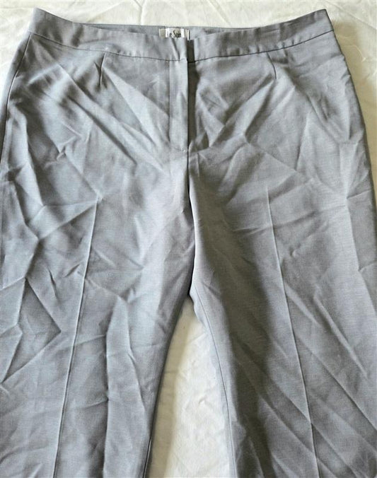 NWOT Le Suit Pants 16P Dress Trousers Light Gray 133257