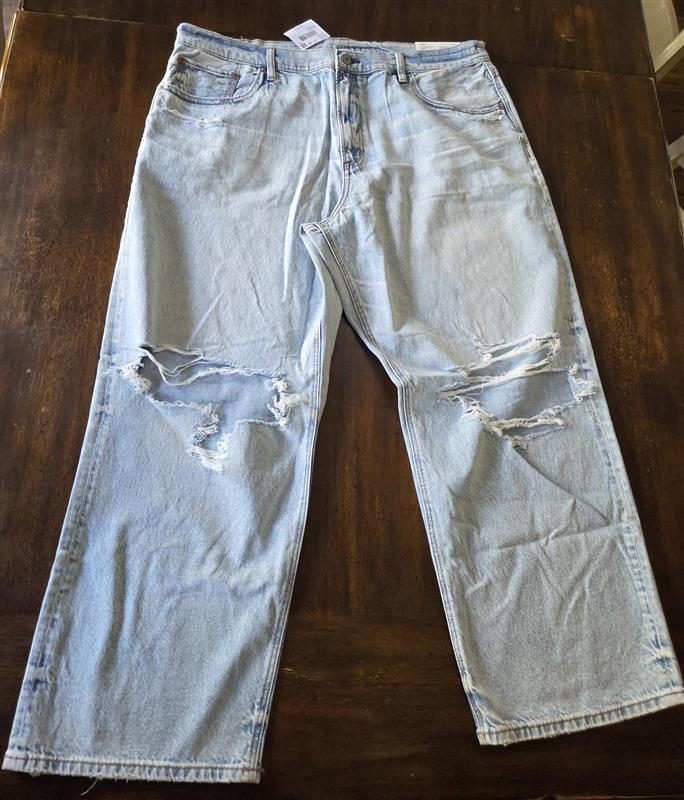 NWT American Eagle 18 Short Strigid Ex Boyfriend Jeans Destroyed 133264