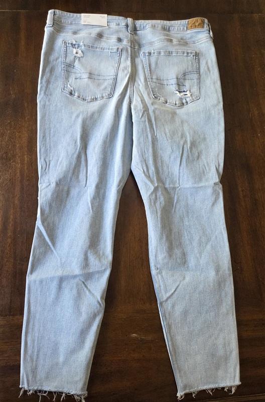 NWT American Eagle 20 Short High Rise Jegging Super Destroy Stretch Jeans 133266