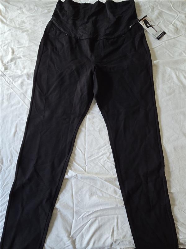 NWT Liverpool 16 33 Maternity Straight Jeans Black 133273