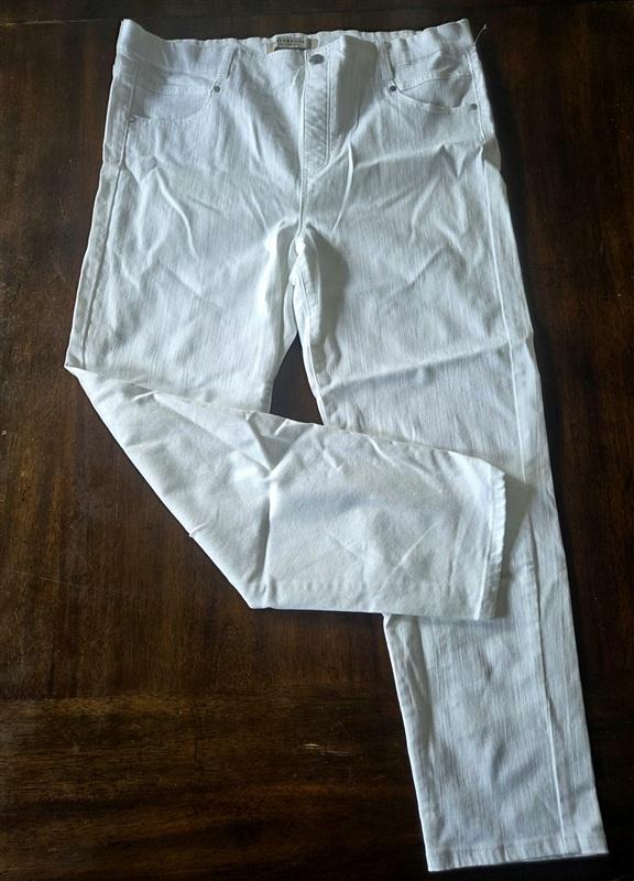 NWOT Liverpool 16 33 Gia Glider The Slim Pull On Jeans White 133274