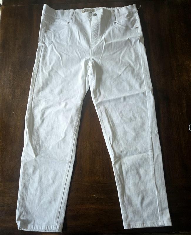 NWOT Liverpool 16 33 Gia Glider The Slim Pull On Jeans White 133274