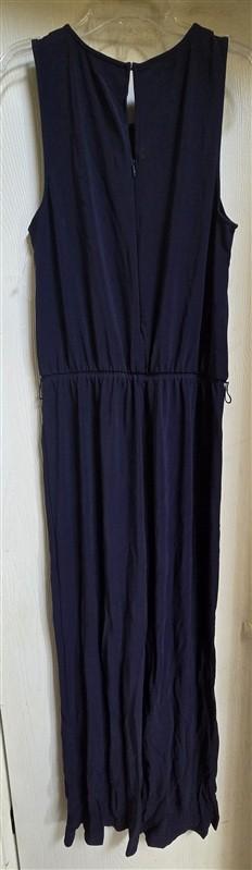 NWOTD Boston Proper S Beyond Travel Tie Waist Jumpsuit Navy Blue 133277