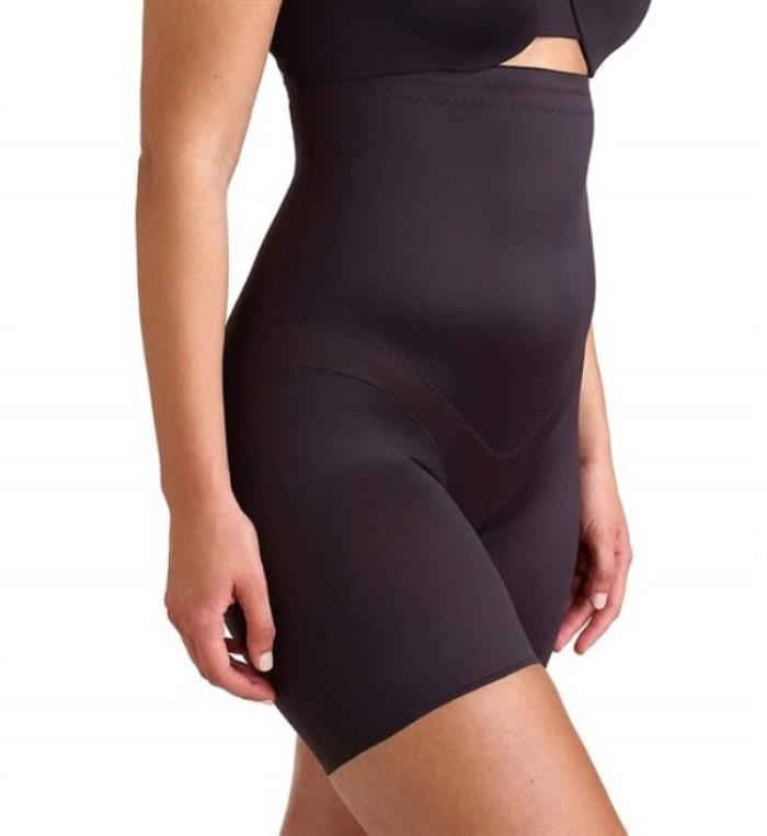 NWT MiracleSuit XL Flexible Fit Hi-Waist Thigh Slimmer 2909 Black 133279