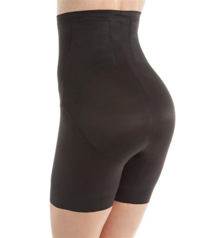 NWT MiracleSuit XL Flexible Fit Hi-Waist Thigh Slimmer 2909 Black 133279