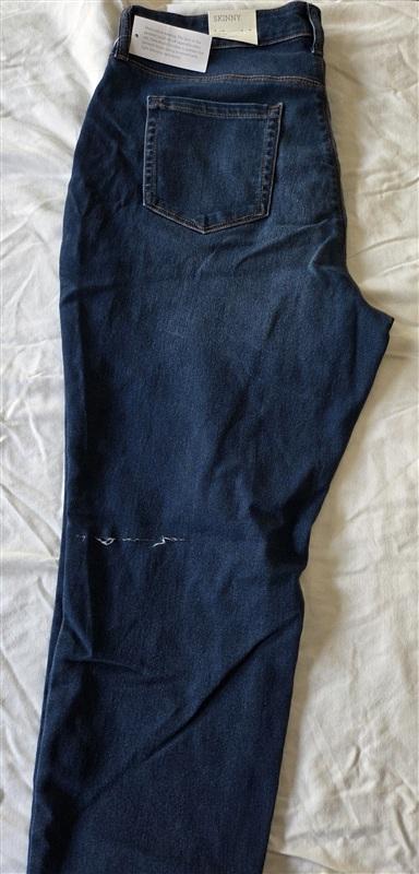 NWTD Style & Co 12s Curvy Skinny Leg Blue Dark Wash Jeans 133284