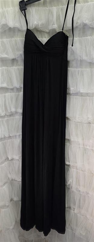 NWOT Robin Piccone M Black Halter Dress Sweetheart Neck sample Cover Up 133287