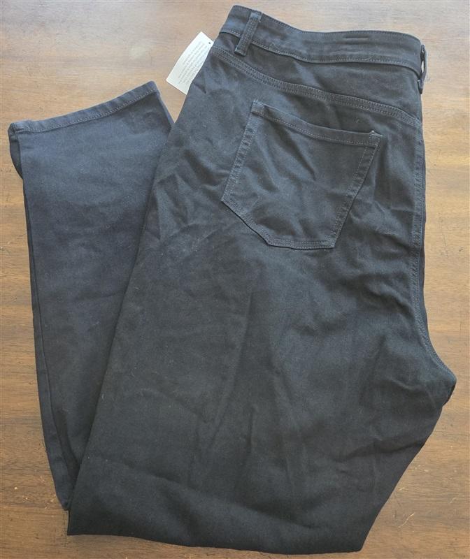 NWT Style & Co 12 Straight Leg Black Wash Jeans 133289